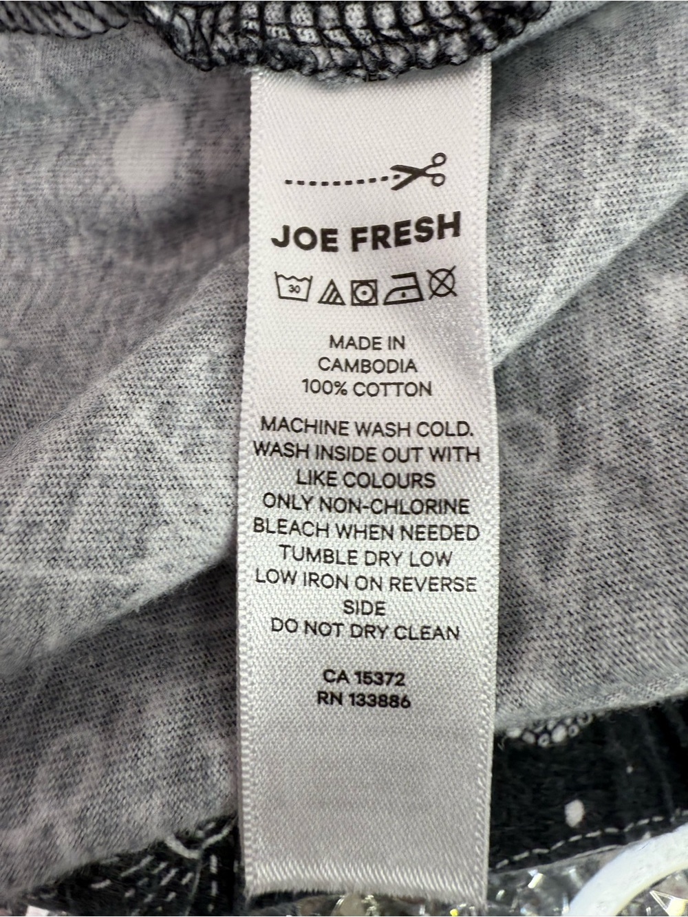 Joe Fresh horoscope pj pants Black Pajama Pants with Pink Accents - Picture 9 of 10